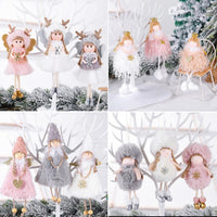 Angel Doll Christmas Ornaments Merry Christmas Decorations for Home Garland Christmas Tree Decor Navidad Xmas 2020 New Year 2021